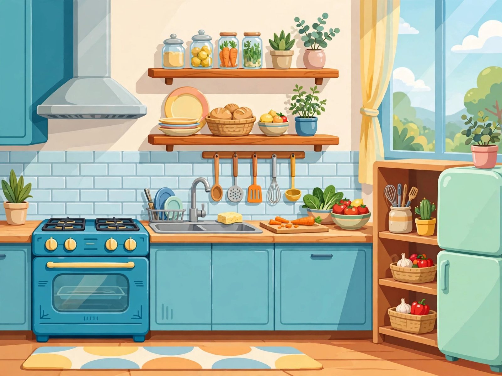 Kitchen Backgrounds