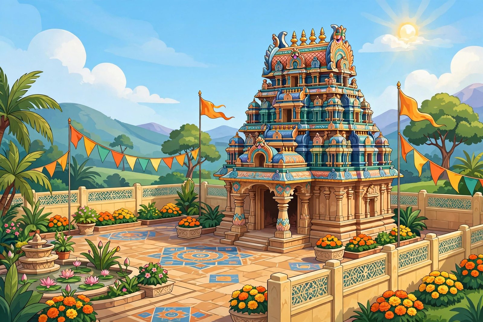 Temple & Cultural Settings