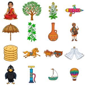 300 2D Cartoon PNG Assets Bundle